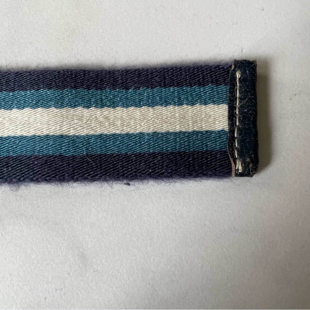 GUCCI sherry line d-ring striped belt - Picture 6 of 9